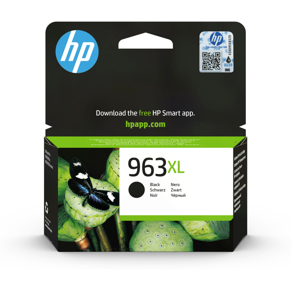 HP Cartuccia di inchiostro nero originale 963XL ad alta capacità HP Cartuccia di inchiostro nero originale 963XL ad alta capacità