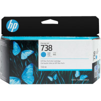 HP Cartuccia di inchiostro ciano DesignJet 738 da 130 ml