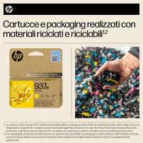 HP Cartuccia di inchiostro giallo originale 937e EvoMore