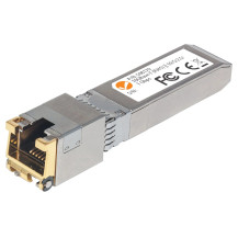 Intellinet Transceiver SFP+ Mini-GBIC per cavo RJ45, porta 10GBase-T (RJ45), 30 m, fino a 10 Gbit/s di velocit├á di trasmissione