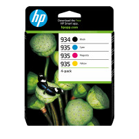 HP Confezione da quattro Cartucce di Inchiostro ciano/magenta/giallo e nero Originali 934 e 935