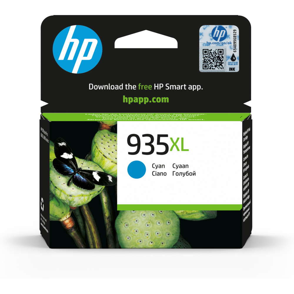 HP Cartuccia originale inchiostro ciano ad alta capacità 935XL HP Cartuccia originale inchiostro ciano ad alta capacità 935XL