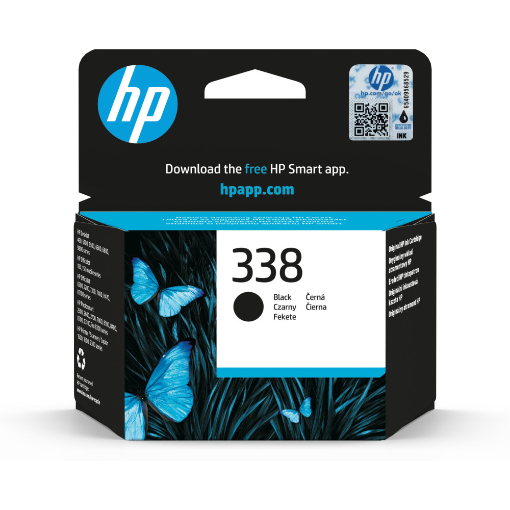 HP Cartuccia originale inchiostro nero 338 HP Cartuccia originale inchiostro nero 338
