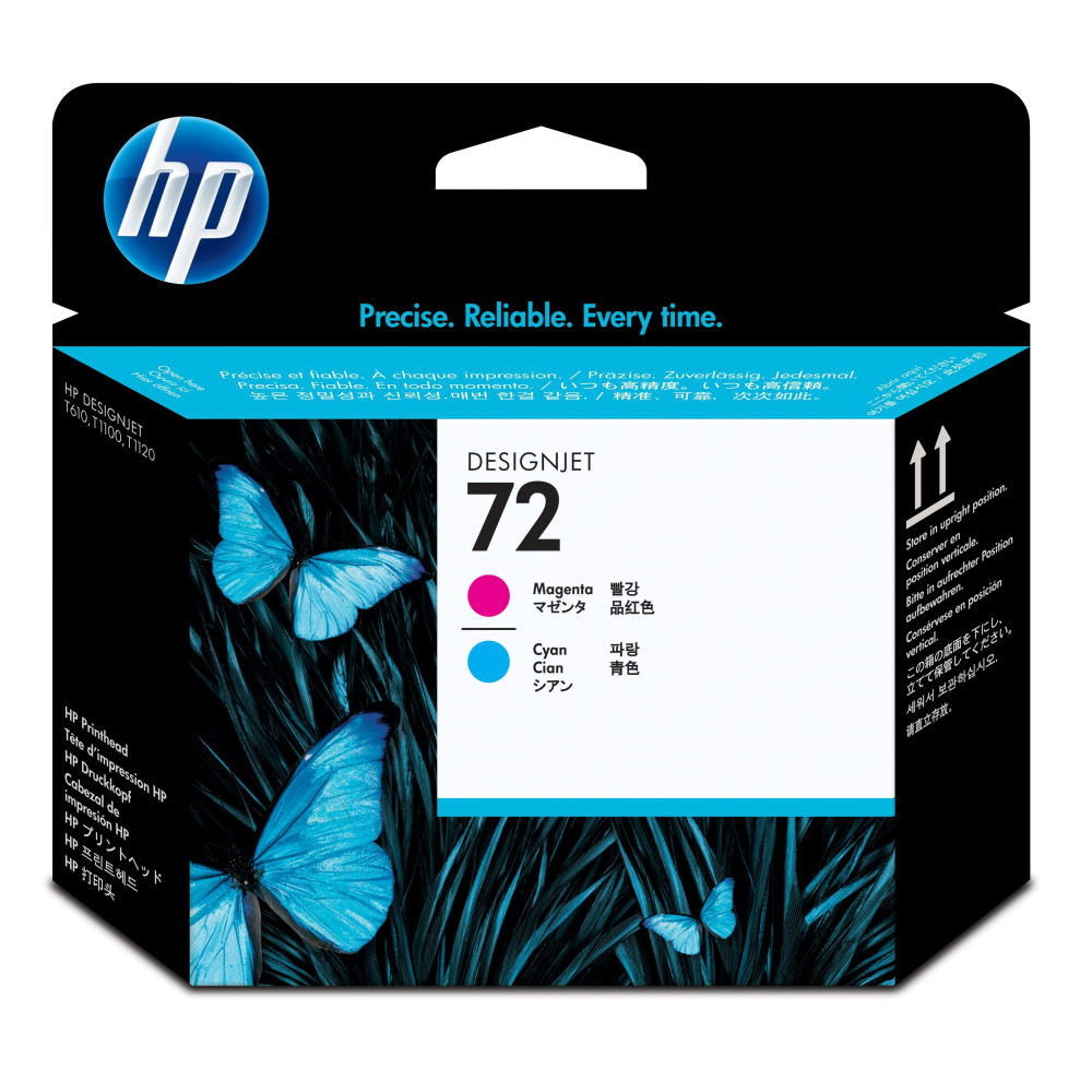 HP Testina di stampa magenta e ciano 72 HP Testina di stampa magenta e ciano 72