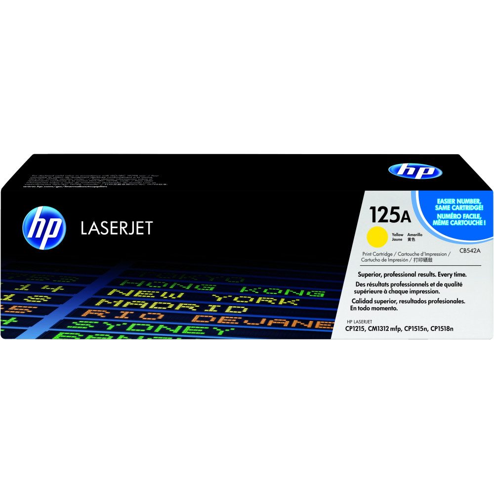 HP Cartuccia Toner originale giallo LaserJet 125A HP Cartuccia Toner originale giallo LaserJet 125A