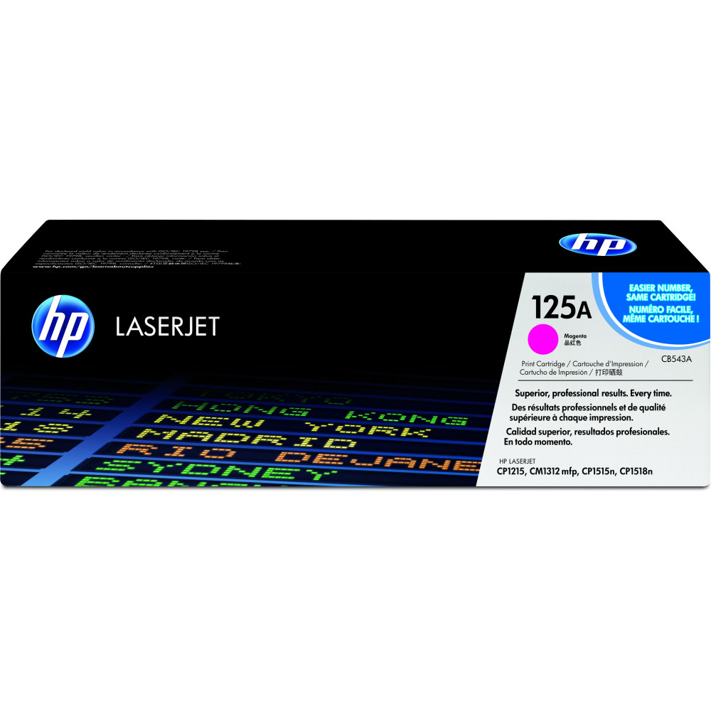 HP Cartuccia Toner originale magenta LaserJet 125A HP Cartuccia Toner originale magenta LaserJet 125A