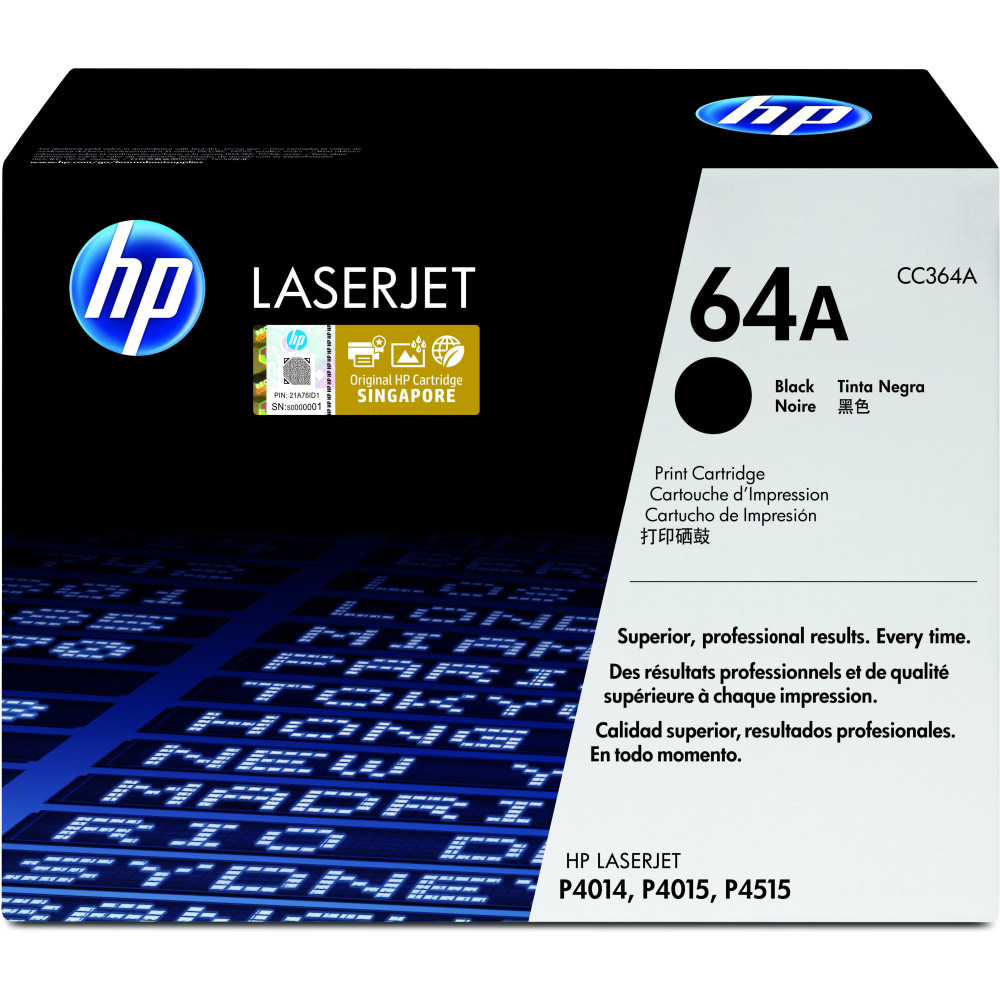 HP Cartuccia Toner originale nero LaserJet 64A HP Cartuccia Toner originale nero LaserJet 64A