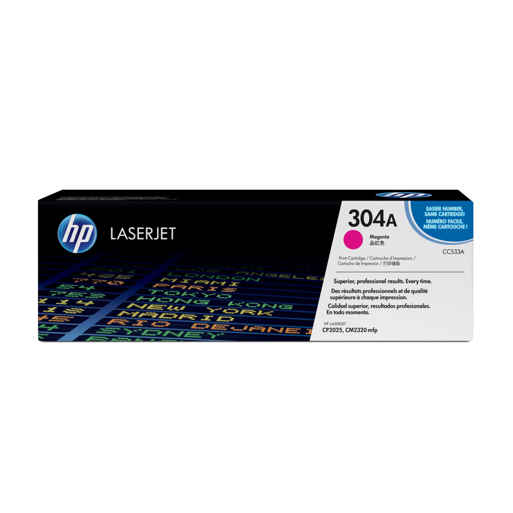 HP Cartuccia Toner originale magenta LaserJet 304A HP Cartuccia Toner originale magenta LaserJet 304A