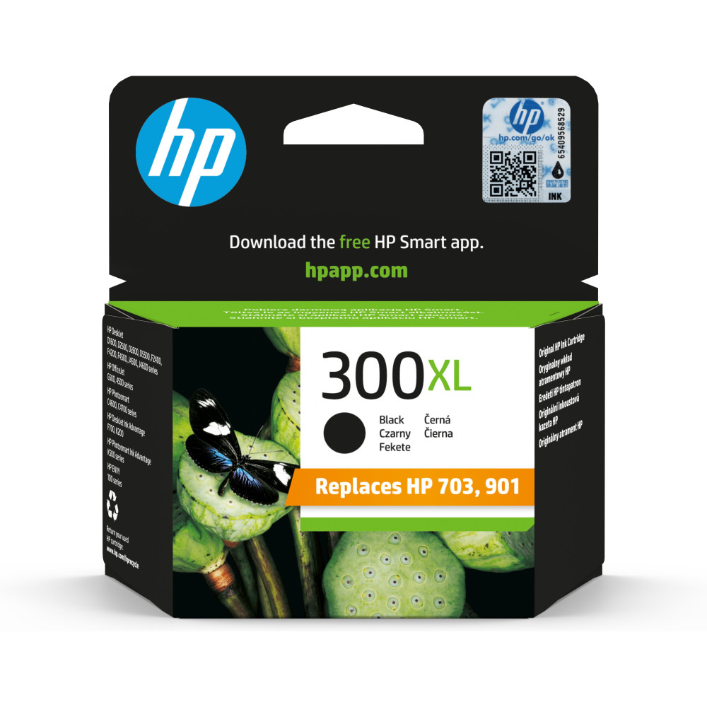 HP Cartuccia originale inchiostro nero ad alta capacità 300XL HP Cartuccia originale inchiostro nero ad alta capacità 300XL