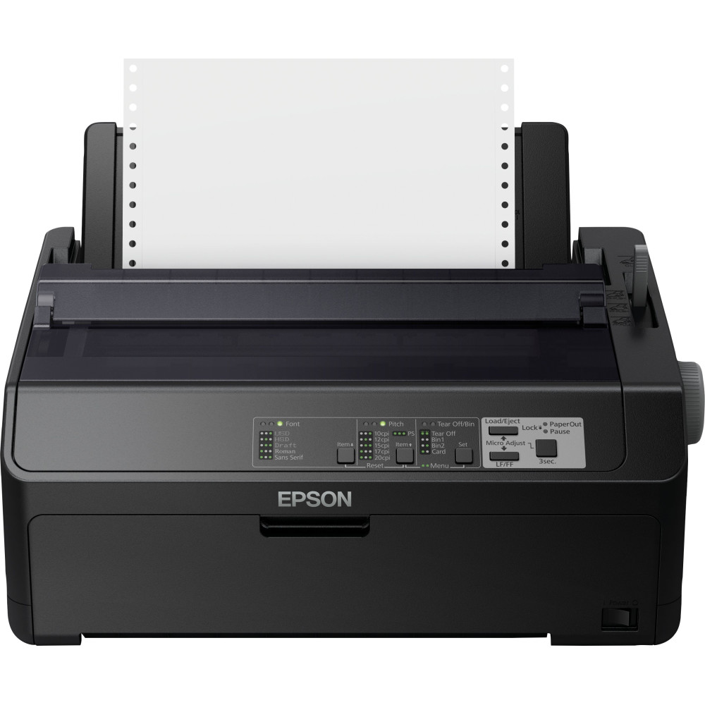 Epson FX 890IIN - Stampante - n/c (probabilmente si riferisce a "nero e bianco" o "software") - Matrice a punti - Rolle (21,6 cm
