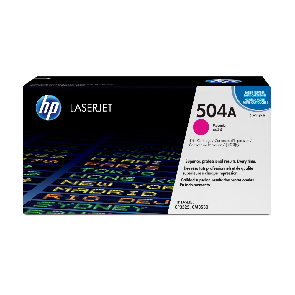 HP Cartuccia Toner originale magenta LaserJet 504A HP Cartuccia Toner originale magenta LaserJet 504A