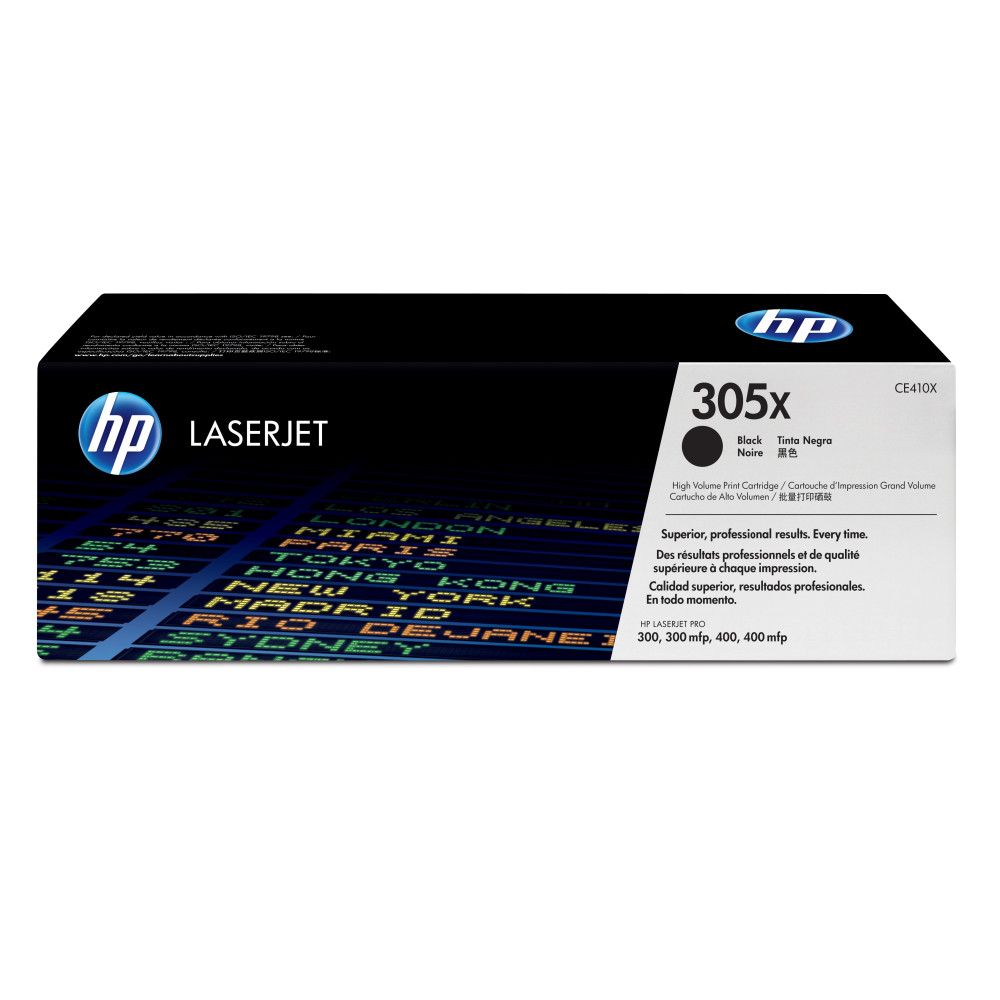 HP Cartuccia Toner originale nero ad alta capacità LaserJet 305X HP Cartuccia Toner originale nero ad alta capacità LaserJet 305X