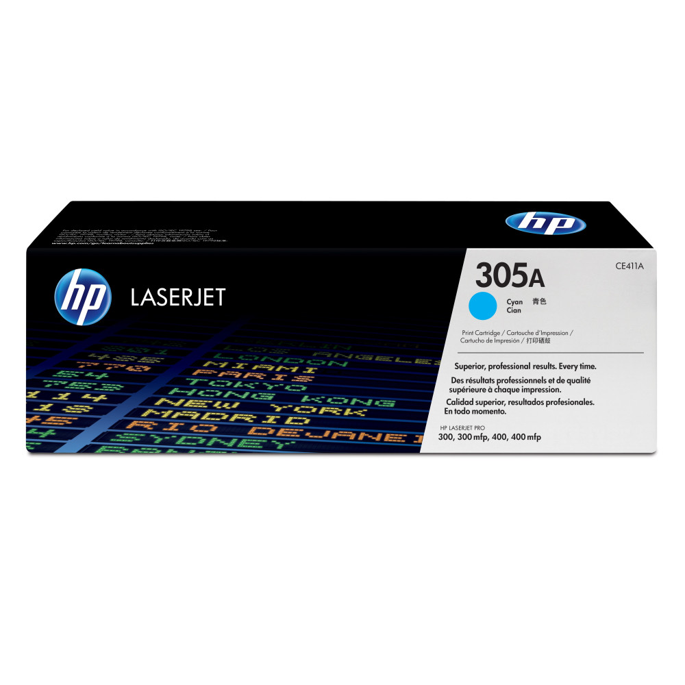 HP Cartuccia Toner originale ciano LaserJet 305A HP Cartuccia Toner originale ciano LaserJet 305A