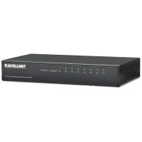 Intellinet 8-Port Fast Ethernet Office Switch, Dimensione da Scrivania, Metallico, IEEE 802.3az (Energy Efficient Ethernet)