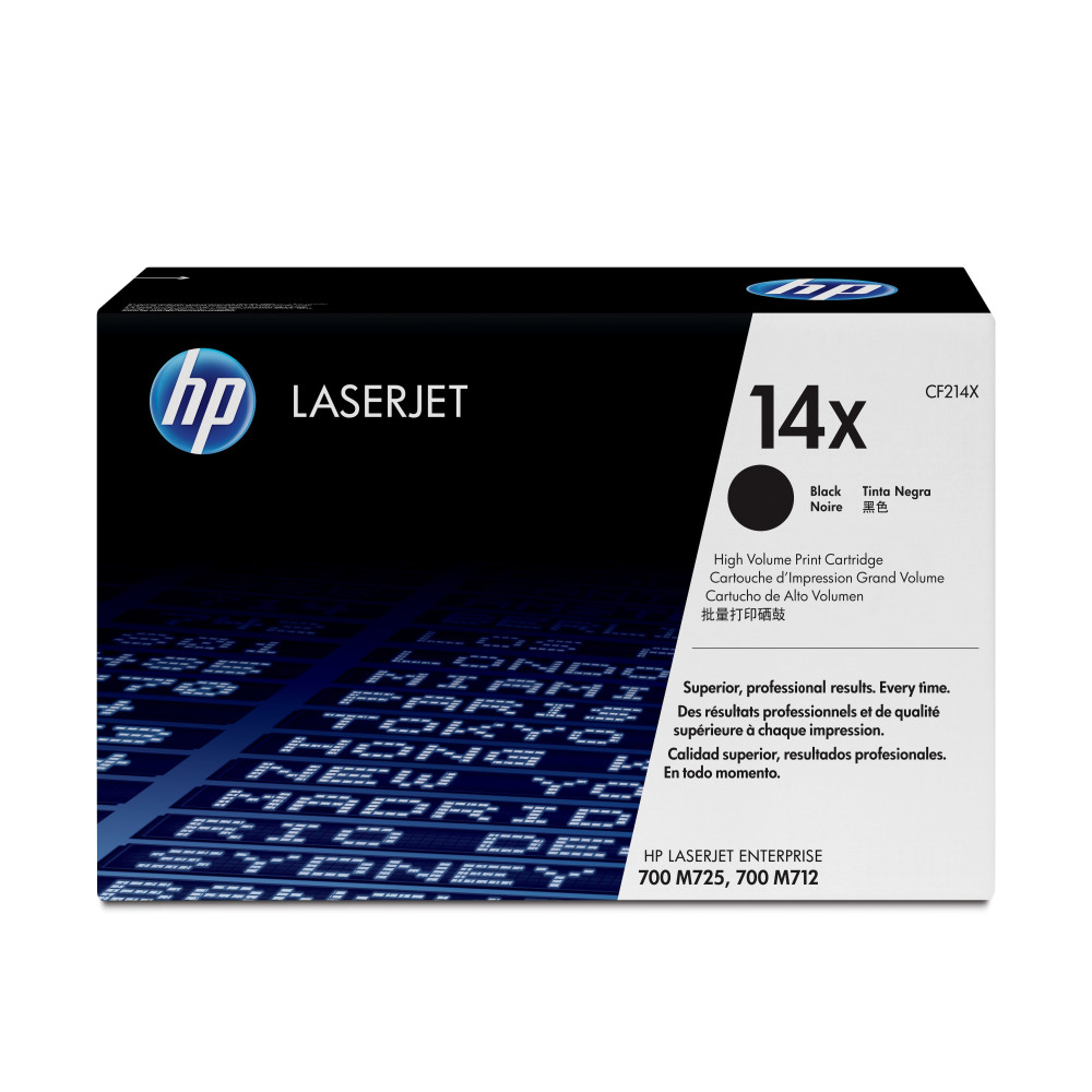 HP Cartuccia Toner originale nero ad alta capacità LaserJet 14X HP Cartuccia Toner originale nero ad alta capacità LaserJet 14X