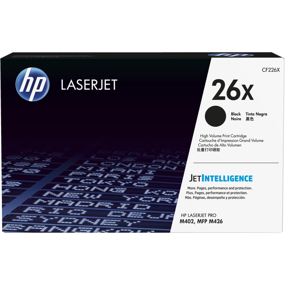 HP Cartuccia Toner originale nero ad alta capacità LaserJet 26X HP Cartuccia Toner originale nero ad alta capacità LaserJet 26X