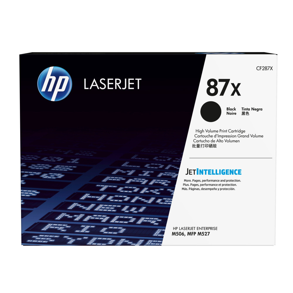 HP Cartuccia Toner originale nero ad alta capacità LaserJet 87X HP Cartuccia Toner originale nero ad alta capacità LaserJet 87X