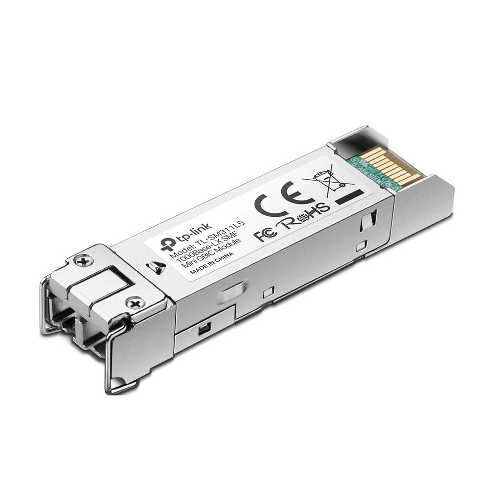 TP-LINK TL-SM311LS, fibra ottica, 1250 Mbit/s, mini-GBIC/SFP, LC (UPC), 9/125 ┬Ám, 10000 m