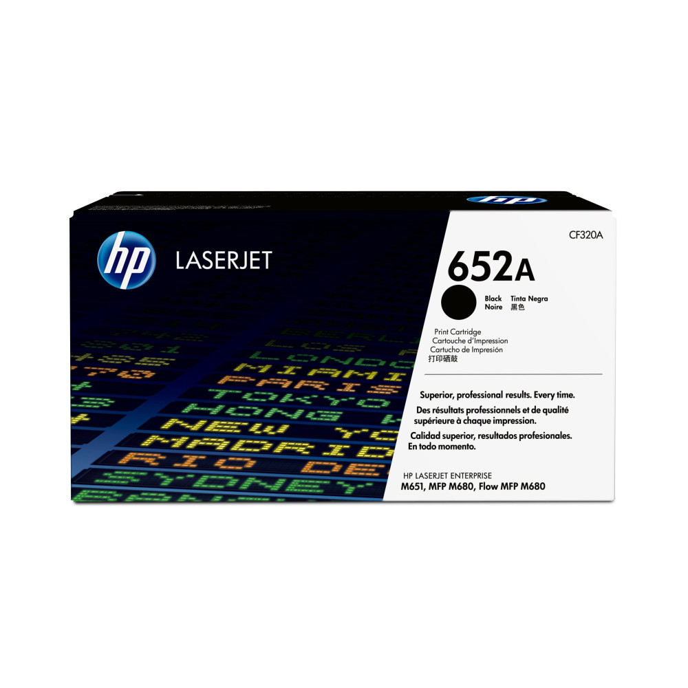 HP Cartuccia toner originale nero LaserJet 652A HP Cartuccia toner originale nero LaserJet 652A