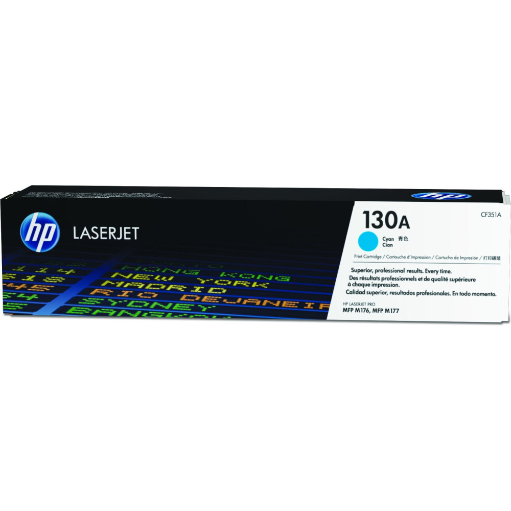 HP Cartuccia toner originale ciano LaserJet 130A HP Cartuccia toner originale ciano LaserJet 130A