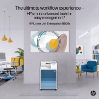 HP LaserJet Enterprise 8501x - Stampante - n/c (probabilmente si riferisce a "nero e bianco" o "software")