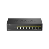 D-Link DMS-108P - Switch - senza gestione - 8 x 10/100/1000/2.5G - Desktop - PoE+ (230 W)