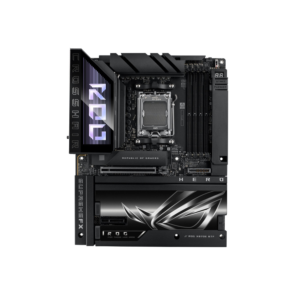ASUS ROG CROSSHAIR X870E HERO BTF - Scheda madre - ATX - Socket AM5 - Chips AMD X870E - USB4, USB 3.2 Gen 2, USB-C 3.2 Gen2, USB