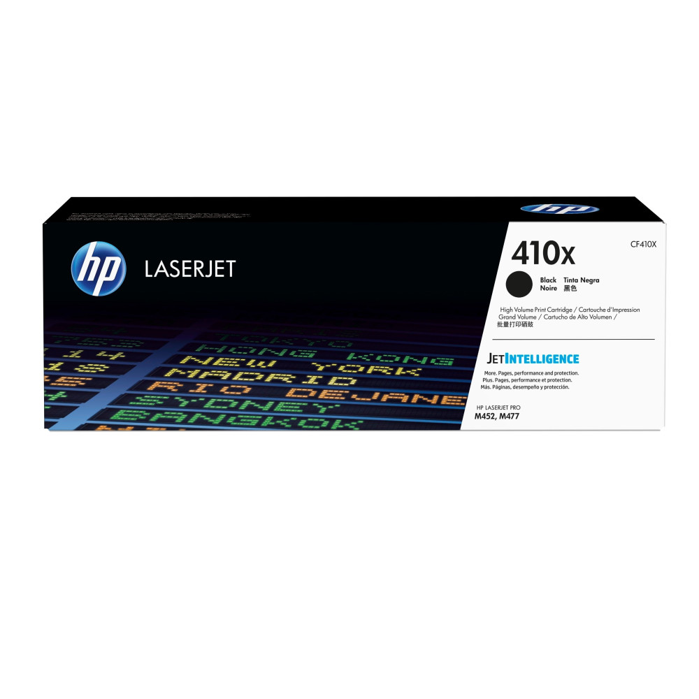 HP Cartuccia Toner originale nero ad alta capacità LaserJet 410X HP Cartuccia Toner originale nero ad alta capacità LaserJet 410X