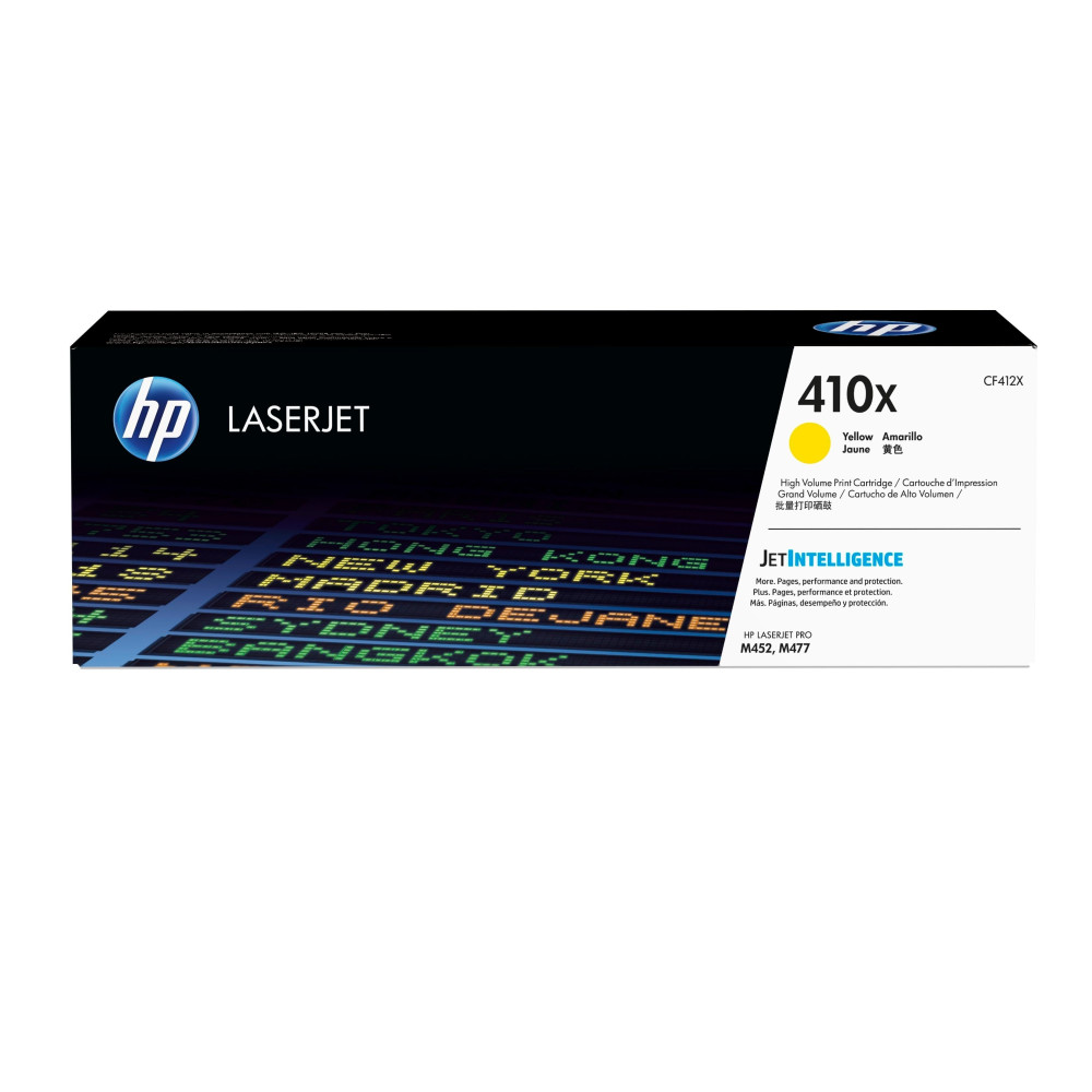 HP Cartuccia Toner originale giallo ad alta capacità LaserJet 410X HP Cartuccia Toner originale giallo ad alta capacità LaserJet 410X