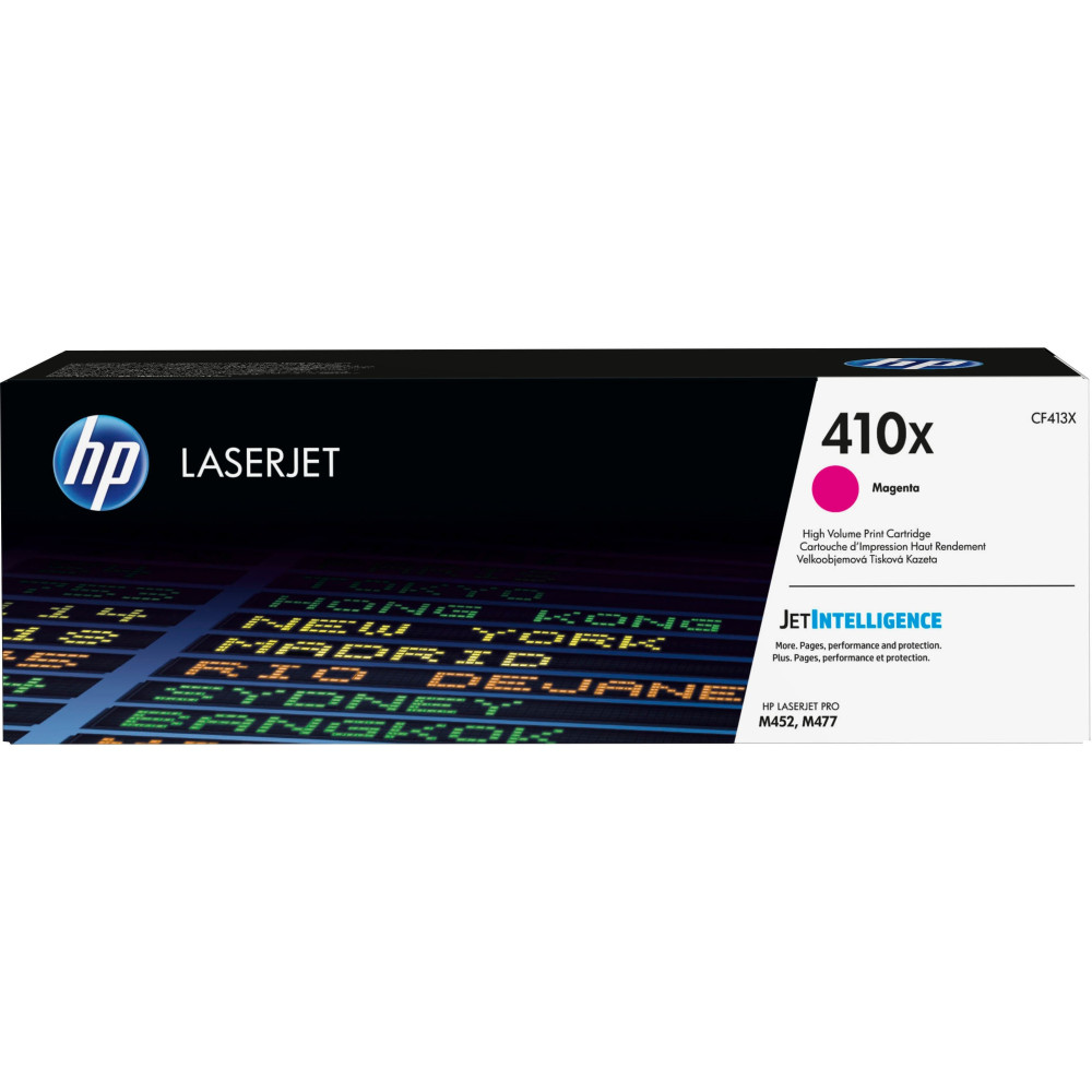 HP Cartuccia Toner originale magenta ad alta capacità LaserJet 410X HP Cartuccia Toner originale magenta ad alta capacità LaserJet 410X