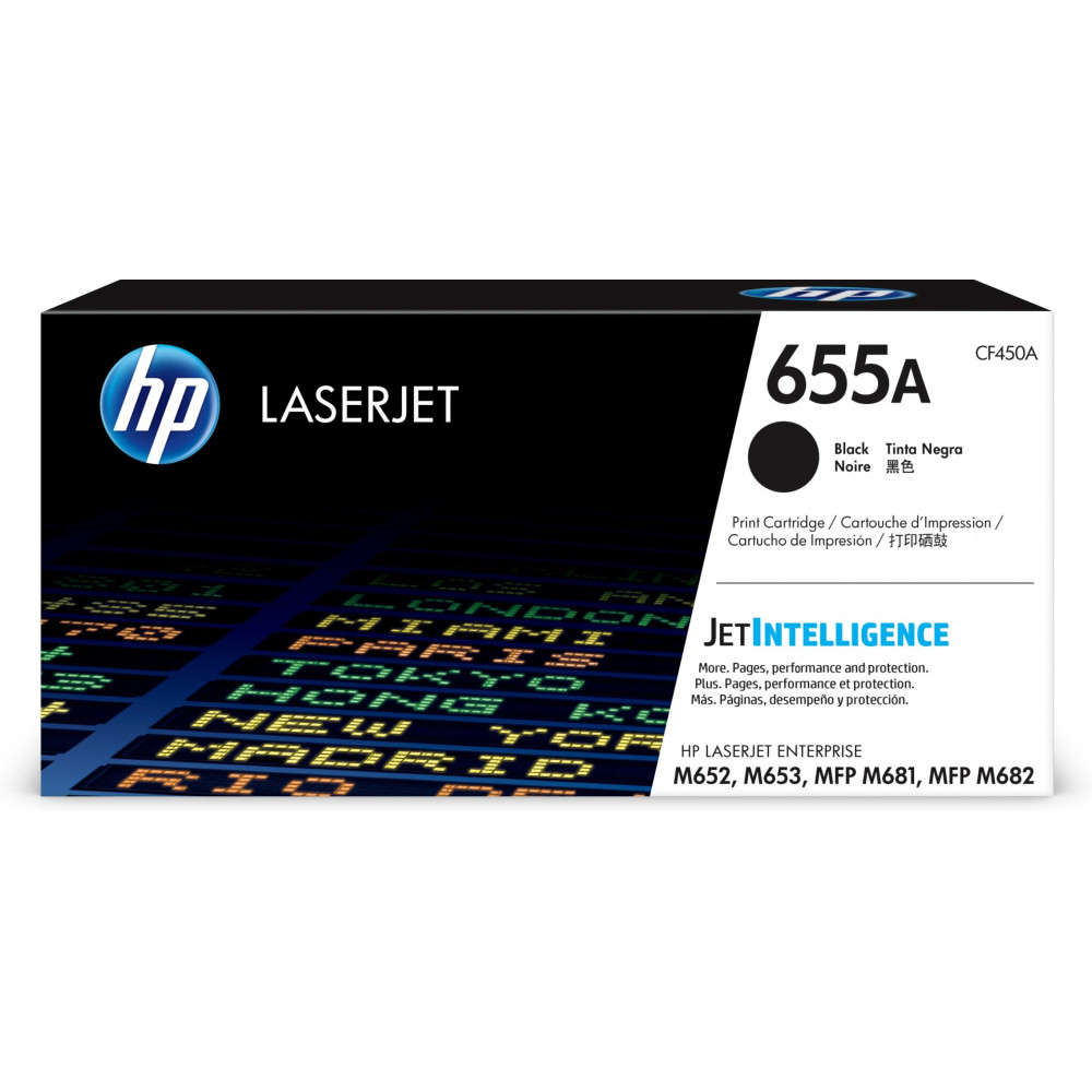 HP Cartuccia toner nero originale LaserJet 655A HP Cartuccia toner nero originale LaserJet 655A