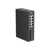 D-Link DIS 210G-12UP - Switch - industriali - Intelligente - 6 x 10/100/1000 (PoE+)