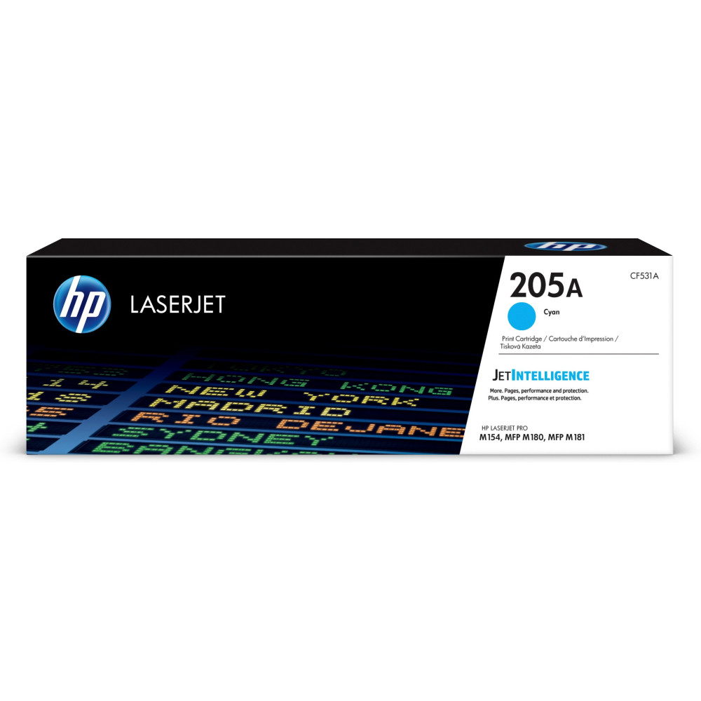 HP Cartuccia toner ciano originale LaserJet 205A HP Cartuccia toner ciano originale LaserJet 205A