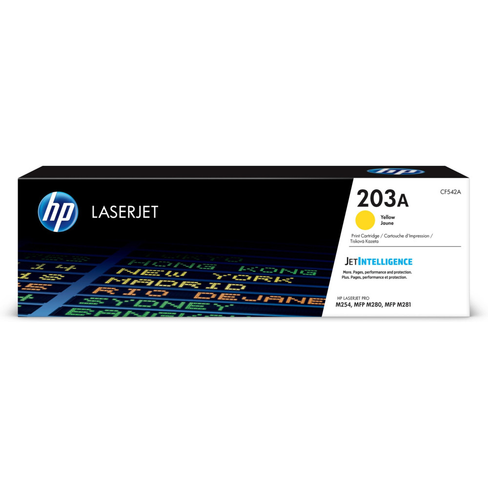 HP Cartuccia toner giallo originale LaserJet 203A HP Cartuccia toner giallo originale LaserJet 203A