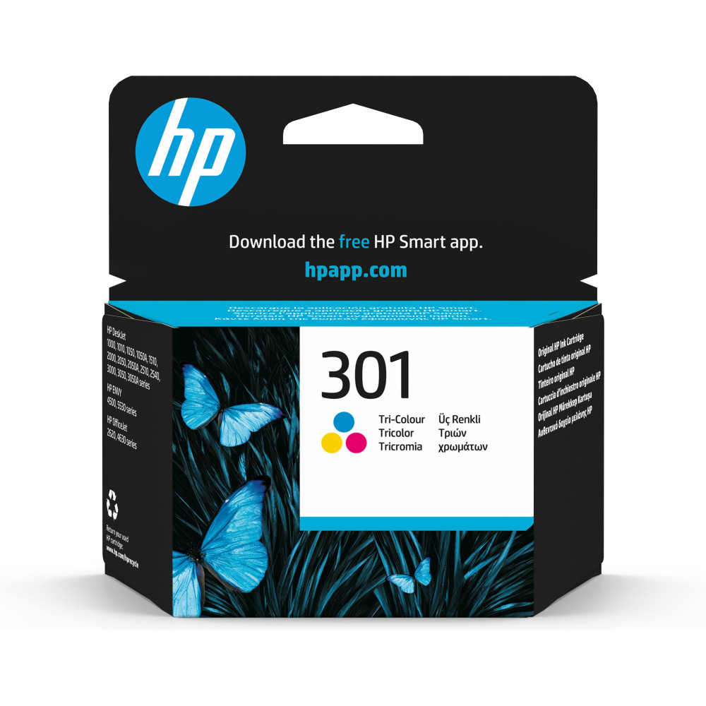 HP Cartuccia originale inchiostro tricromia 301 HP Cartuccia originale inchiostro tricromia 301