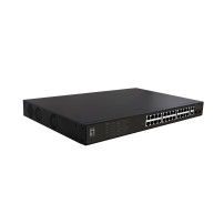 LevelOne GEP-2821, Non gestito, Gigabit Ethernet (10/100/1000), Power over Ethernet (PoE), Montaggio in rack, 1U