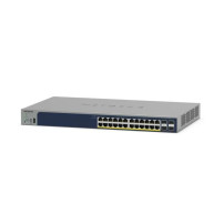 Netgear Smart GS728TPP - Switch - L3 Lite - Smart - 24 x 10/100/1000 (PoE+)
