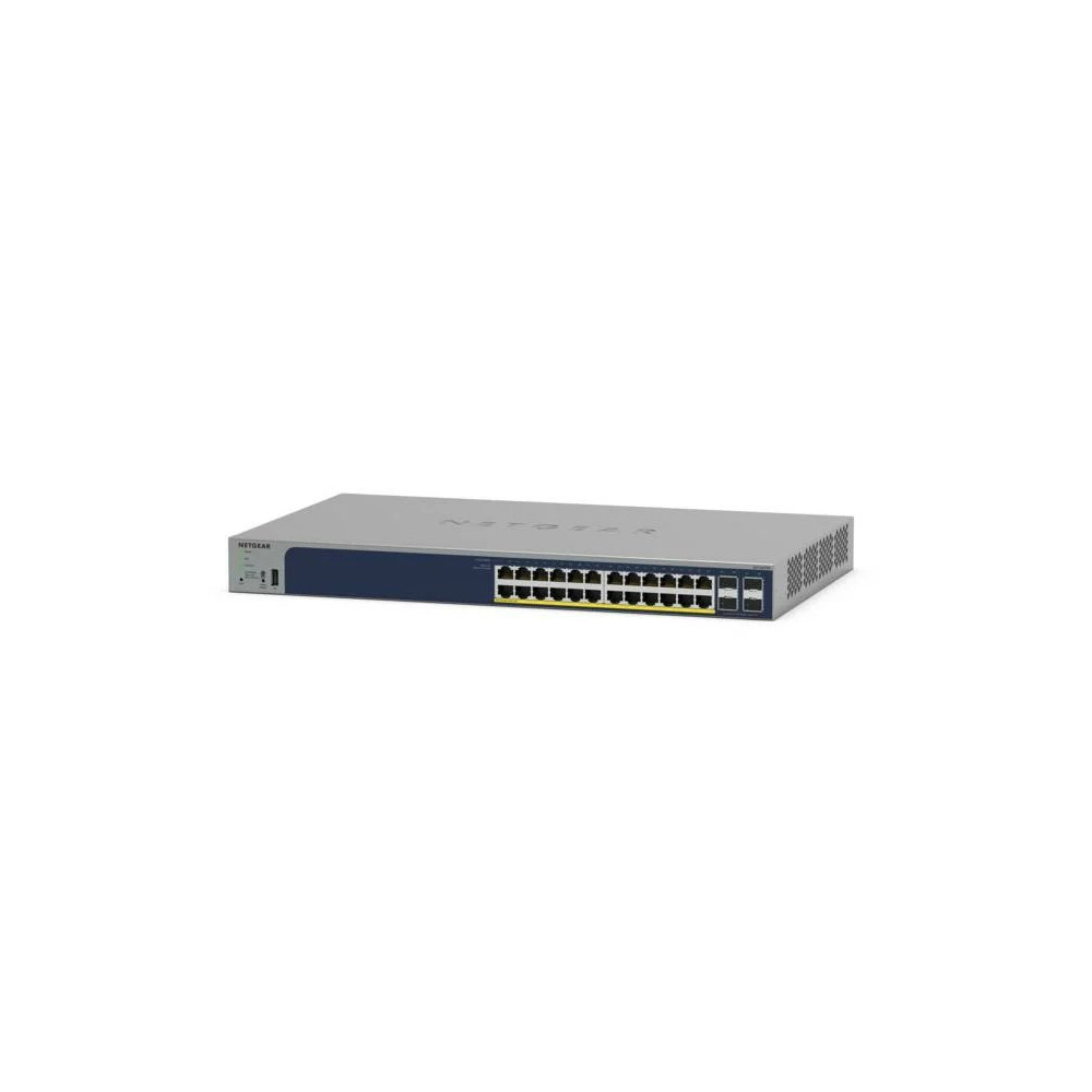 Netgear Smart GS728TPP - Switch - L3 Lite - Smart - 24 x 10/100/1000 (PoE+)