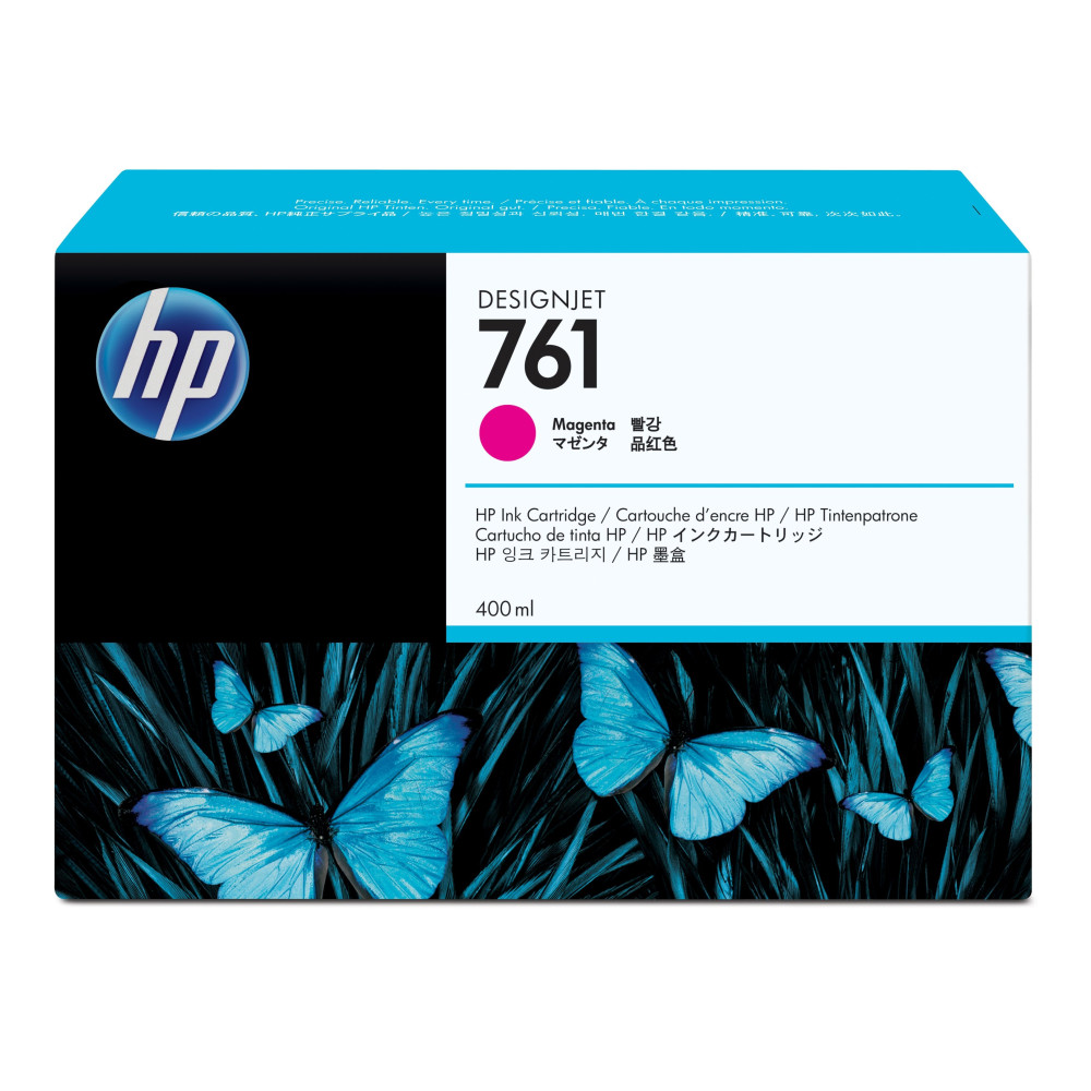 HP Cartuccia inchiostro magenta DesignJet 761, 400 ml HP Cartuccia inchiostro magenta DesignJet 761, 400 ml