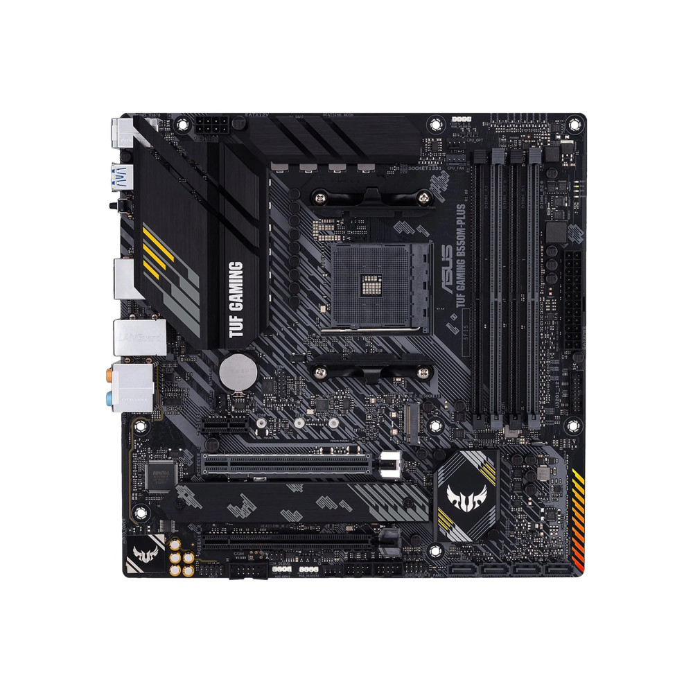 ASUS TUF GAMING B550M-PLUS - Scheda Madre - micro ATX - Socket AM4 - Chipsatz AMD B550 - USB-C Gen2, USB 3.2 Gen1, USB 3.2 Gen2 