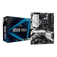 ASRock B550 Pro4 - Scheda Madre - ATX - Socket AM4 - Chipsaldo AMD B550 - USB-C Gen2, USB 3.2 Gen 1, USB 3.2 Gen 2 - LAN Gigabit
