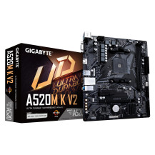 Gigabyte A520M K V2 - 1.0 - scheda madre - micro ATX - Socket AM4 - Chipschetto AMD A520 - USB 3.2 Gen 1 - LAN Gigabit - grafica