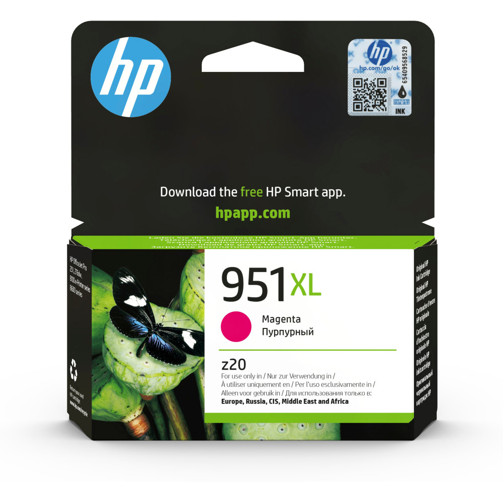 HP Cartuccia originale inchiostro magenta ad alta capacità 951XL HP Cartuccia originale inchiostro magenta ad alta capacità 951XL