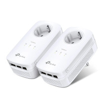 TP-LINK AV1200 - Powerline-Adapter 3-Port-Switch - 1GbE, HomePlug AV (HPAV)