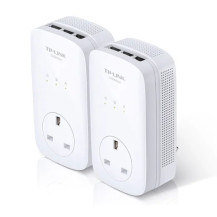 TP-LINK AV1200 - Powerline-Adapter 3-Port-Switch - 1GbE, HomePlug AV (HPAV)