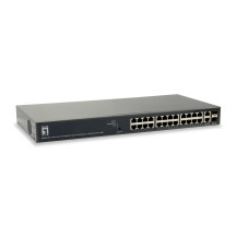 LevelOne GEP-2651 - Switch - Smart - 24 x 10/100/1000 (PoE+)