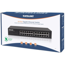 Intellinet 24-Port Gigabit Ethernet Switch, 24 x porte 10/100/1000 Mbit/s RJ45, IEEE 802.3az (Energy Efficient Ethernet)