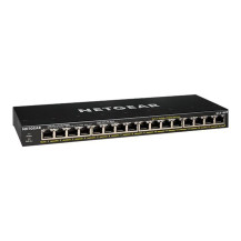 Netgear GS316P - Switch non gestito - 16 x 10/100/1000 (PoE+)