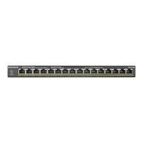 Netgear GS316P - Switch non gestito - 16 x 10/100/1000 (PoE+)