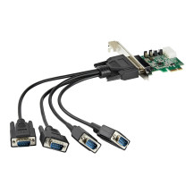 StarTech.com scheda di espansione seriale PCI Express RS232 - scheda host controller seriale PCIe RS232 - scheda di conversione 